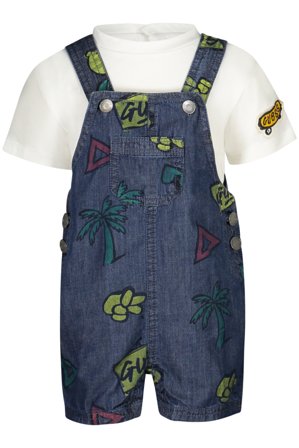 Guess Jeans T-shirt Maniche Corte Bambino Bianco