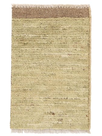 Käsinsolmittu Berber Style Matot 30X40 Villamatto Oranssi/Vihreä Pieni Matto