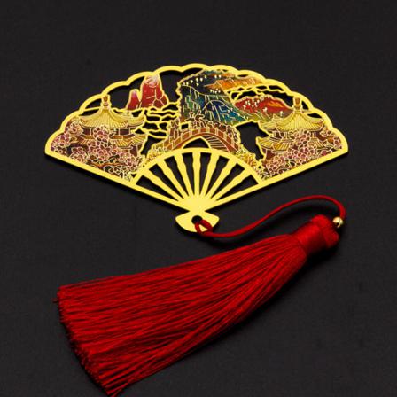 1PC Style Bookmark Tofshänge Retro Book Clip Office Suppl