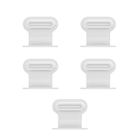 Universelt Type C-portdeksel for Android-enheter 1/2/5 stk USB C-plugg Støvplugg Ladeportbeskyttelseshetter