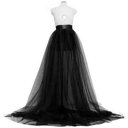 Kvinders Tulle Tutu Lange Skørter Bryllup Maxi Kjole