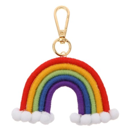 Avaimenperä Riipus Avaimenperä Koriste Sateenkaarityyli Avaimenperä Laukku Riipus_xx