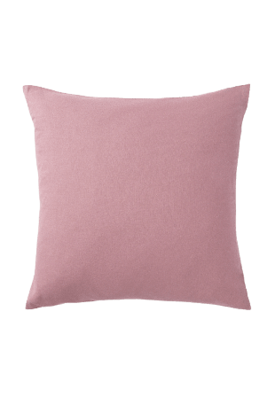 Åhléns Home Enfärgat kuddfodral MIKA 48x48 cm Kuddar Rosa ONESIZE
