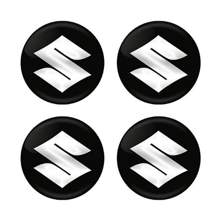 4 stk. 56 mm Bilhjul Center Navkapsel Badge Emblem Mærkat Hjul Klistermærke til Suzuki Jimny Grand