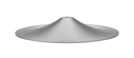 Kooduu Base til Sphere Høyttaler, Børstet Sølv