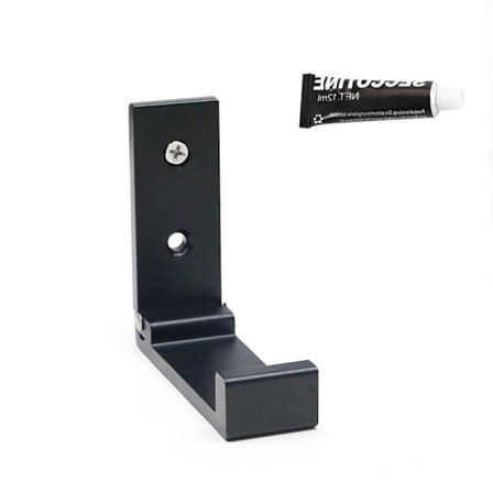 90 graders foldbart tøj krog aluminiumlegering punch-fri Wa