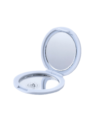 Skir Fickspegel, rund Sminkverktyg & tillbehör Unisex Blå ONESIZE
