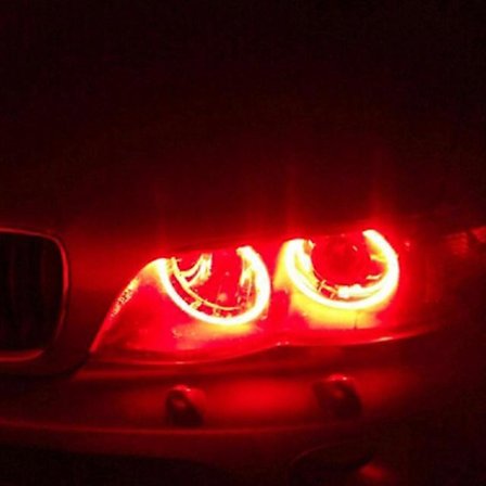2 stk. LED Angel Eyes Marker Lyspærer Fejlfri Bil Lamper Kompatible med BM modeller E39 E53 E60 E61 E63 E64 E65 E66 E87 525i 530i 545i
