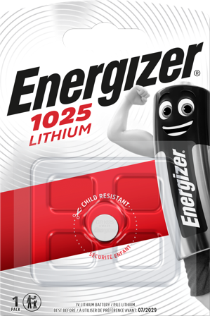 Energizer Lithium Knappcellsbatteri CR1025, 3 V, Elfördelning & strömförsörjning