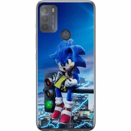 Motorola Moto G50 Mjukt Skal - Sonic The Hedgehog