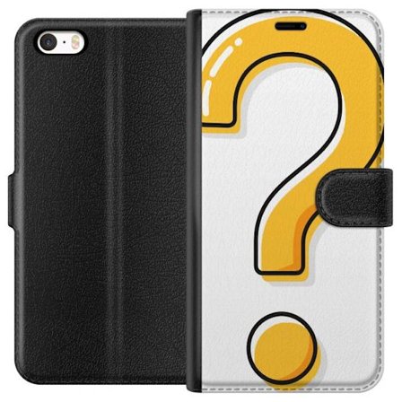 Kompatibelt Lommeboketui til Apple iPhone 5s Spørsmålstegn