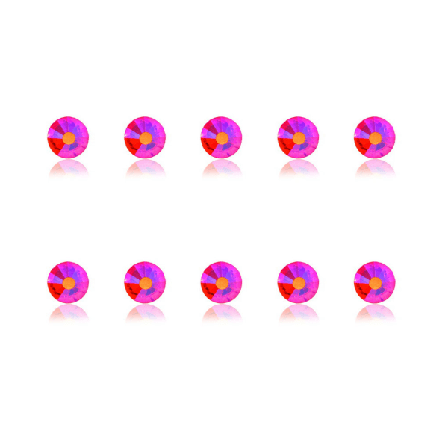 Rhinestones Mångfacetterade Sidor Diy-hantverksmanikyr