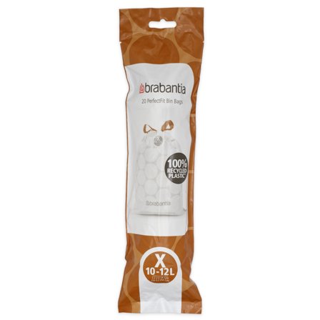 Brabantia PerfectFit avfallspåsar X, 10–12 liter, 20-pack | Fler produkter > Städning & Diskning > Avfallspåsar | Bagaren och Kocken