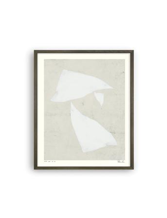 White Leaf No. 02 Home Decoration Posters & Frames Posters Graphical Patterns Beige Hein Studio