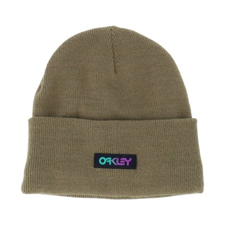 Oakley - Vert cuff Bonnet - B1b Gradient Patch Beanie Army Green Cuff @ Hatstore