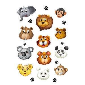 Herma Sticker MAGIC Tiergesichter Stone