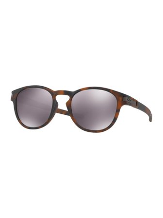 Oakley Men's Sunglasses with a frame made of plastic in brown and plastic lenses in schwarz