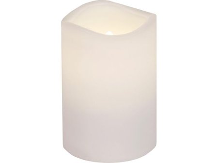 STAR TRADING Blockljus Paul LED 11,5cm vit - Lyreco - Kök och servering - Ljus och tillbehör - LED-Ljus