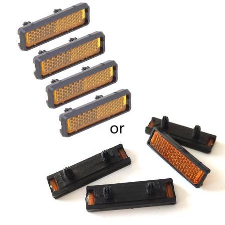 4 st/ set Cykelpedalreflektor Säkerhet Nattcykling Reflekterande cykeltillbehör