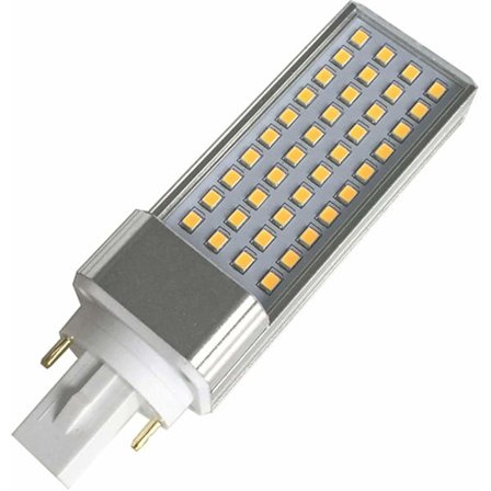G24 LED-erstatningslampe hvit hus, varm hvit, 8,0 W 265,00 V