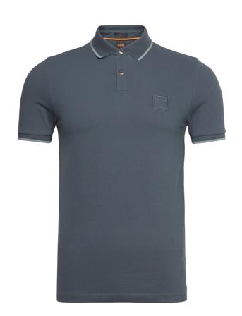 Passertip Polos Short-sleeved Blå BOSS*Betinget Tilbud