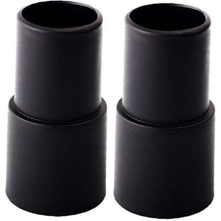 Universal støvsuger slange adaptere 32 mm til 35 mm, våd og tør støvsuger konverteringstilbehør til støvsugere (sort 2 stk)