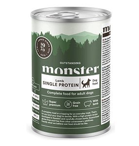 Monster Dog Adult Single Lamb, 400g