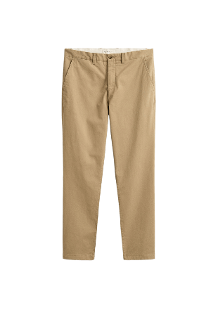 GANT Regular Fit Classic Chinos Byxor Herr Beige W31/L32