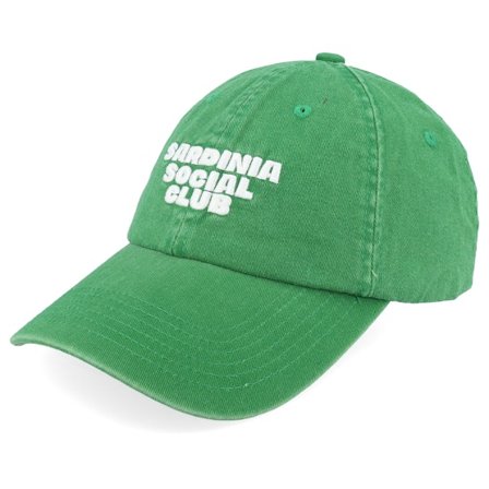 Pica Pica - Grön unconstructed Keps - Sardinia Social Club 2 Green Dad Cap @ Hatstore