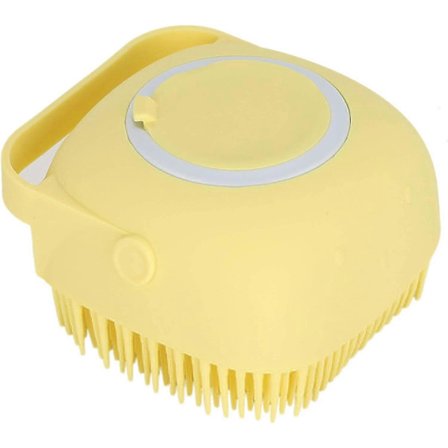 Hundbadborstar, Husdjursschampoborste, Hundbadborste Kan Fyllas Med Duschgel, Multifunktionell Schampo Mjuk Gummimassageborste (Fww)