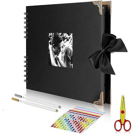 Scrapbook-valokuva-albumi 80 sivua Vieraskirja-tallennukset Hää