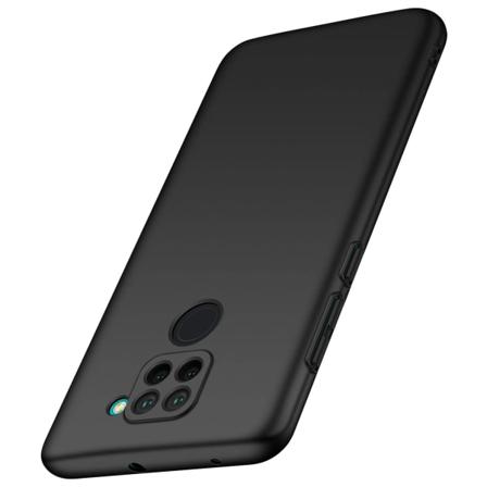 Xiaomi Redmi Note 9 Skal Svart Silikonskal Svart