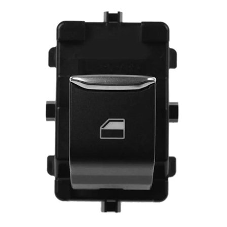 Fönsterhissbrytare för höger framdörr, enkelbrytare H1BT-14529AA för Fiesta 2017-2019 Focus 2019 Vänsterstyrning