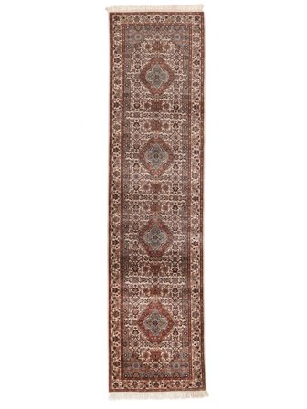 Medalionowy Mały Bidżar Indie Dywan 82X319 Wełna