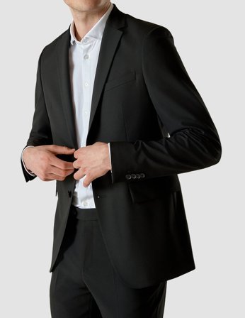 Shaping New Tomorrow - Essential Blazer - Black - Regular Fit - Herr - Storlek S