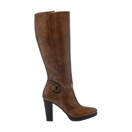 Nerogiardini, Heeled Boots Bruin, Dames, Maat:38 EU