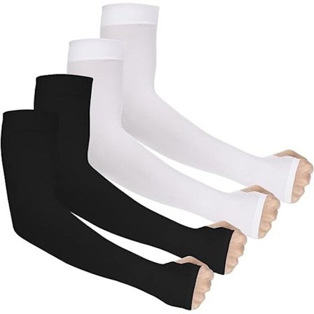 Kompressiohihat UV-suojalla ja UPF 50 -aurinkosuojalla, pari