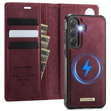 MagSafe Lompakkokotelo Samsung Galaxy S25FE:lle - Irrotettava 2-in-1 Kuori RFID:llä [JUN]