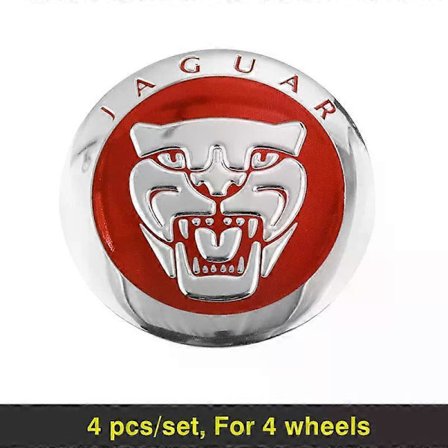 4 stk. Auto Styling Hjul Center Nav Kapsel Mærkat 56mm Dækning Biltilbehør Egnet til Jaguar XF 250 X Type F Pace Xj X351 Xe S Type XKR