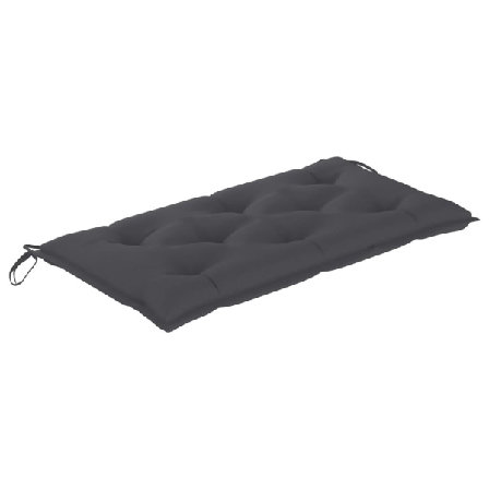 Vidaxl Bänkdyna För Trädgården Antracit 100x50x7 Cm Tyg Antracit
