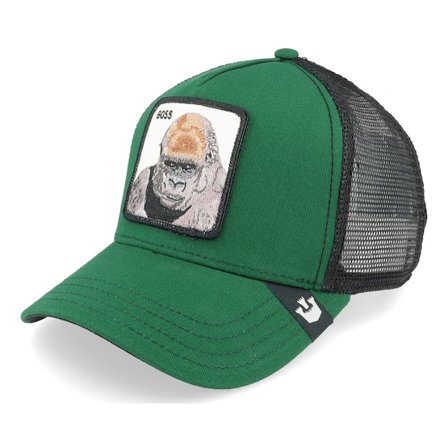 Goorin Bros. - Green trucker Czapka Z Daszkiem - Hatstore Exclusive x The Boss Dark Green/Black Trucker @ Hatstore