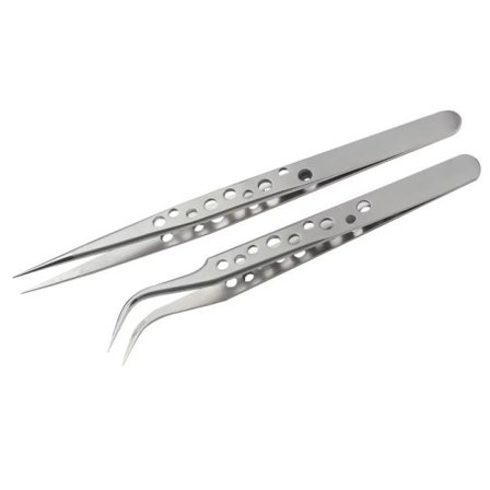 Antistatiska pincetter i rostfritt stål