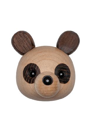 Spring Copenhagen Magnetic Polly Panda Lönn 5,5 Cm Inredningsdetaljer Brun