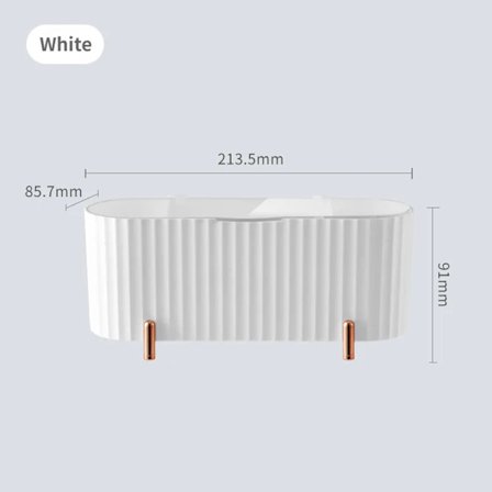 Kosmetisk förvaringslåda med lock Dammtät skrivbord