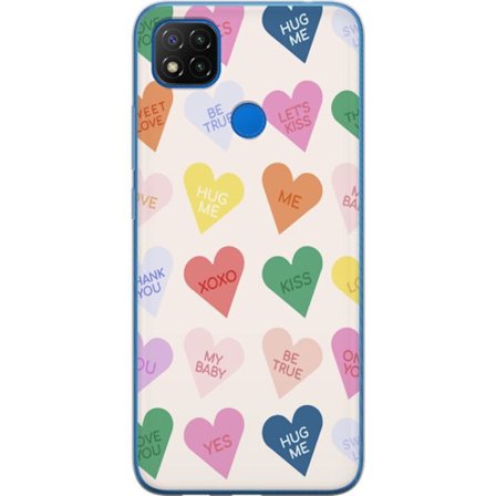 Yhteensopiva Puhelinkuori Xiaomi Xiaomi Redmi 9C NFC Karkkisydämet