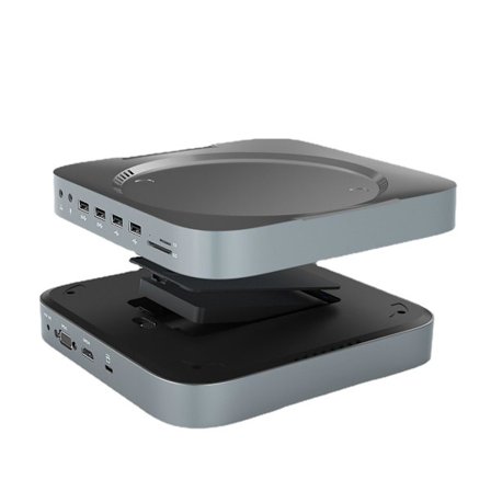 12in1 Usb-c Harddisk kabinet Docking station til Mac Mini M1/m2 kabinet Jy