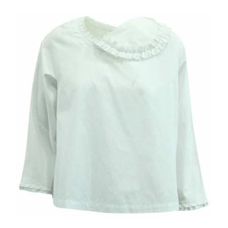 Comme des Garçons, Tops Wit, Dames, Maat:S,Katoen