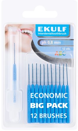 Ekulf ph 0,8 Mellomromsbørster 12 stk