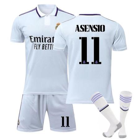 22-23 Real Madrid Fc Fodboldtrøje Trøjer Fodbolduniformer VINI JR. 20 XS ASENSIO 11 L