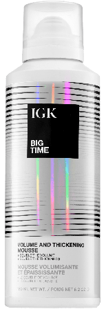 IGK Big Time Volume and Thickening Hair Mousse Inpackning & behandling Dam 180ML